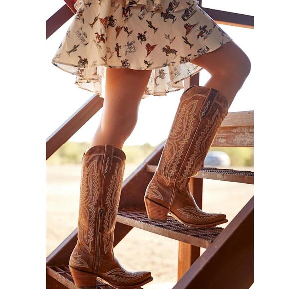 Ariat Cassanova X Toe Western Cowboy Boot Shade of Grain Brown Size 9 - Picture 1 of 15